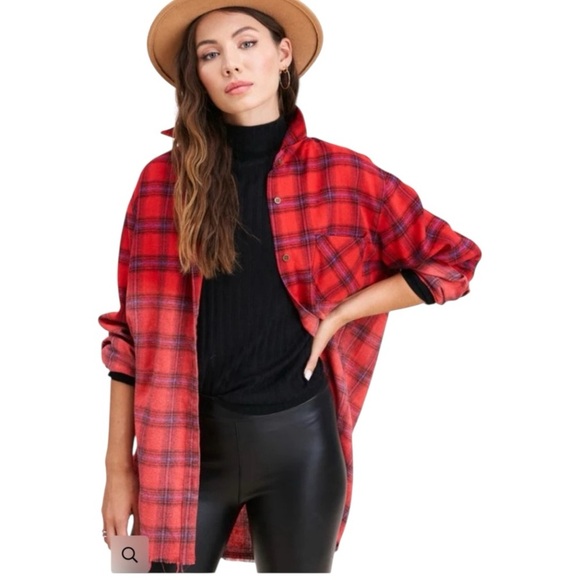 🌹LA MIEL KAYLA BUTTON DOWN SHIRT - Picture 1 of 11